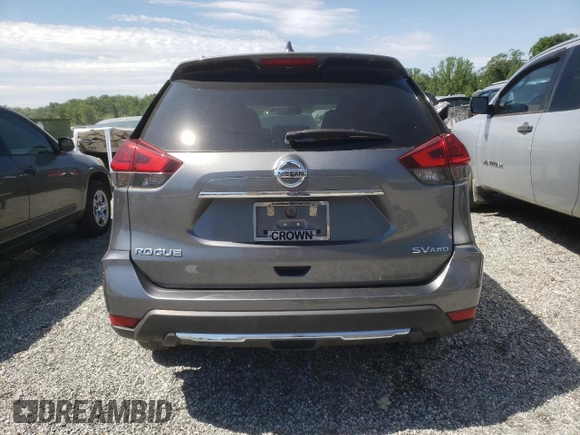 2017 Nissan Rogue SV with VIN 5N1AT2MVXHC897394, listed as a Copart auction lot 57655995 with 71,932 mi miles and Salvage title. Bid and sale history available at DreamBid. Image 6.
