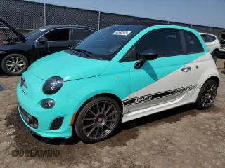 2015 FIAT 500 Abarth with VIN 3C3CFFJH4FT508331, listed as a Copart auction lot 60534545 with 86,917 mi miles and Clean title. Bid and sale history available at DreamBid. Image 1.