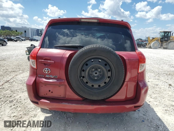 2006 Toyota RAV4 with VIN JTMZD33V265026356, listed as a Copart auction lot 50691275 with 0 mi miles and Non Repairable. Bid and sale history available at carsss.com. Image 6.