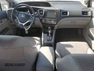 2015 Honda Civic Sedan EX-L with VIN 19XFB2F92FE067883, listed as a Copart auction lot 51051795 with 51,890 mi miles and Salvage Title. Bid and sale history available at carsss.com. Image 8.