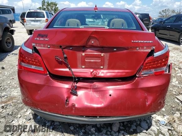 2014 Buick LaCrosse Leather with VIN 1G4GB5GR9EF222918, listed as a Copart auction lot 72066514 with 58,757 mi miles and Salvage Title. Bid and sale history available at carsss.com. Image 6.
