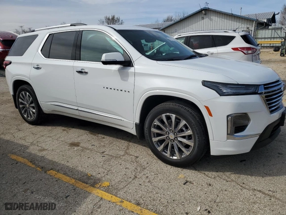 2023 Chevrolet Traverse Premier with VIN 1GNERKKW4PJ127211, listed as a Copart auction lot 50217285 with 24,295 mi miles and Salvage Title. Bid and sale history available at carsss.com. Image 4.