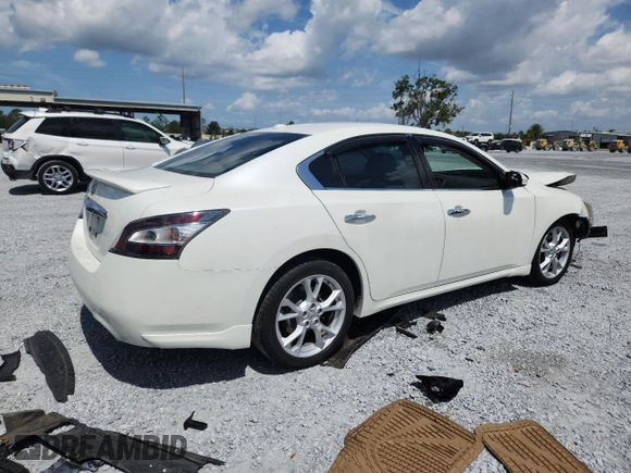 2014 Nissan Maxima S z VIN 1N4AA5AP9EC908047, wystawiony jako Copart lot #58530495 z przebiegiem 134 152 mil mil oraz Szkoda całkowita • Salvage title. Historia ofert i sprzedaży dostępna na DreamBid. Obrazek 3.