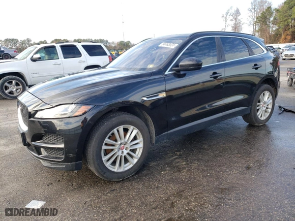 2018 Jaguar F-PACE 20d Prestige with VIN SADCK2FN2JA285063, listed as a Copart auction lot 84463024 with 87,632 mi miles and Clean Title. Bid and sale history available at carsss.com. Image 1.
