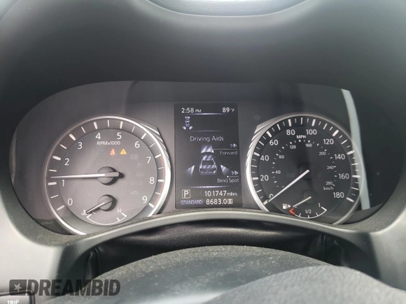 2018 Infiniti Q50 Red Sport 400 с VIN JN1FV7AP9JM461646, выставлен на аукционе Copart как лот 55785605 с пробегом 101 747 миль миль и Списание • Salvage title. История ставок и продаж доступна на DreamBid. Изображение 9.