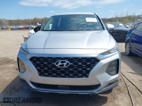 2019 Hyundai Santa Fe SEL with VIN 5NMS33AD1KH101182, listed as a IAAI auction lot 42093555 with 93,473 mi miles and . Bid and sale history available at DreamBid. Image 12.