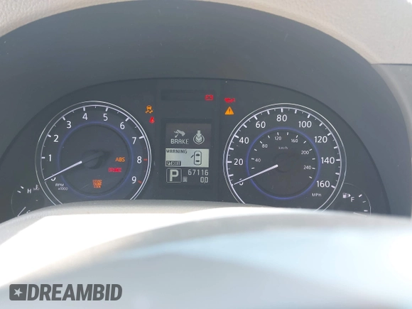 2011 Infiniti G25 Journey с VIN JN1DV6AP5BM601341, выставлен на аукционе IAAI как лот 42065300 с пробегом 67 116 миль миль и . История ставок и продаж доступна на DreamBid. Изображение 7.