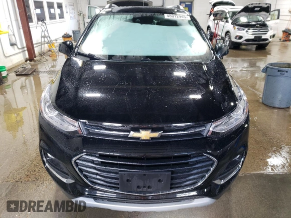 2018 Chevrolet Trax Premier with VIN 3GNCJRSB3JL207913, listed as a Copart auction lot 48012945 with 67,179 mi miles and Salvage Title. Bid and sale history available at carsss.com. Image 5.