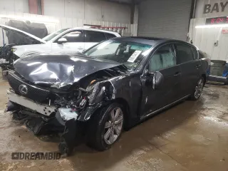 2010 Lexus GS 350 with VIN JTHCE1KS1A0026125, listed as a Copart auction lot 89015475 with 97,574 mi miles and Salvage Title. Bid and sale history available at carsss.com. Image 1.
