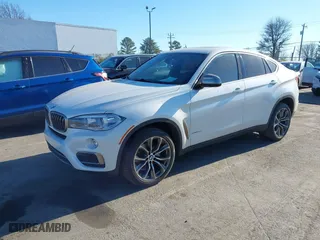 2017 BMW X6 xDrive35i with VIN 5UXKU2C3XH0U29395, listed as a IAAI auction lot 41237496 with 82,836 mi miles. Bid and sale history available at carsss.com. Image 2.
