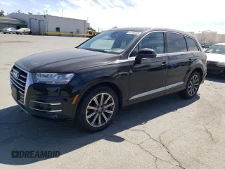 2018 Audi Q7 Premium Plus with VIN WA1LHAF77JD042203, listed as a Copart auction lot 63196135 with 57,280 mi miles and Salvage title. Bid and sale history available at DreamBid. Image 1.
