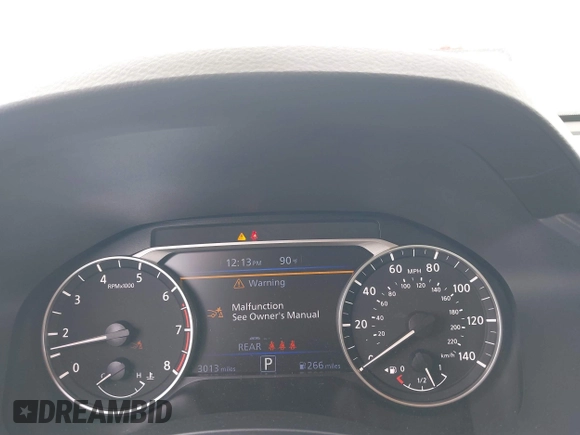 2025 Nissan Altima SV with VIN 1N4BL4DW9SN354116, listed as a IAAI auction lot 41757622 with 3,013 mi miles and . Bid and sale history available at DreamBid. Image 7.