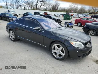 2007 Mercedes-Benz CL 5.5L V8 with VIN WDDEJ71X47A002366, listed as a Copart auction lot 50955625 with 216,096 mi miles and Salvage Title. Bid and sale history available at carsss.com. Image 4.