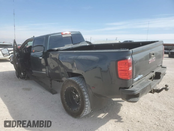 2019 GMC Sierra 3500HD Denali z VIN 1GT42WEY6KF163720, wystawiony jako Copart lot #56526725 z przebiegiem Nie podano mil oraz Szkody całkowita. Historia ofert i sprzedaży dostępna na DreamBid. Obrazek 2.