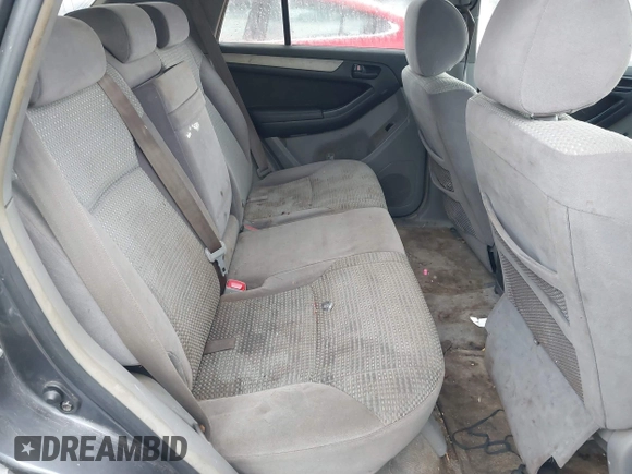 2004 Toyota 4Runner SR5 with VIN JTEBT14R048010741, listed as a IAAI auction lot 41908747 with 289,545 mi miles and . Bid and sale history available at DreamBid. Image 8.