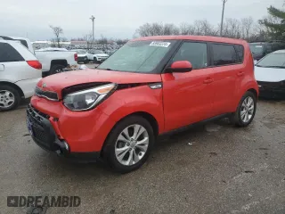 2016 Kia Soul + with VIN KNDJP3A58G7874450, listed as a Copart auction lot 85983224 with 127,420 mi miles and Salvage Title. Bid and sale history available at carsss.com. Image 1.