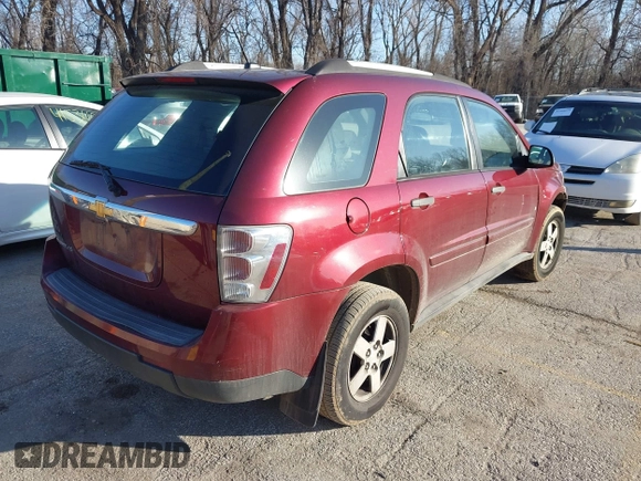 2009 Chevrolet Equinox LS with VIN 2CNDL13F496255071, listed as a IAAI auction lot 41536907 with 165,021 mi miles. Bid and sale history available at carsss.com. Image 4.