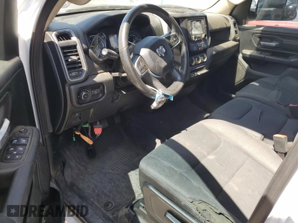 2019 Ram 1500 Tradesman with VIN 1C6RRECT3KN535465, listed as a Copart auction lot 71939764 with Not provided miles and Salvage title. Bid and sale history available at DreamBid. Image 8.