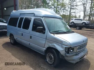 1999 Ford Econoline Passenger XL z VIN 1FMRE112XXHA78677, wystawiony jako IAAI lot #41973782 z przebiegiem 142 051 mil mil oraz . Historia ofert i sprzedaży dostępna na DreamBid. Obrazek 1.