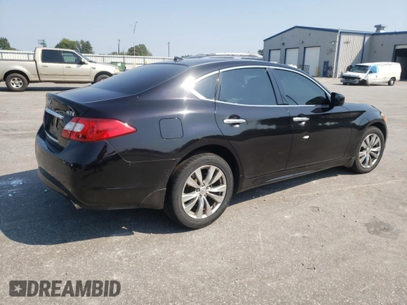 2012 Infiniti M37 with VIN JN1BY1AR2CM395741, listed as a Copart auction lot 69326254 with 126,300 mi miles and Salvage Title. Bid and sale history available at carsss.com. Image 3.
