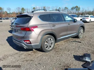 2020 Hyundai Santa Fe SEL with VIN 5NMS3CADXLH244536, listed as a IAAI auction lot 41285762 with 24,806 mi miles. Bid and sale history available at carsss.com. Image 4.
