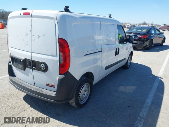 2015 Ram ProMaster City Cargo Tradesman with VIN ZFBERFAT0F6A63215, listed as a IAAI auction lot 41796204 with 359,824 mi miles. Bid and sale history available at carsss.com. Image 4.