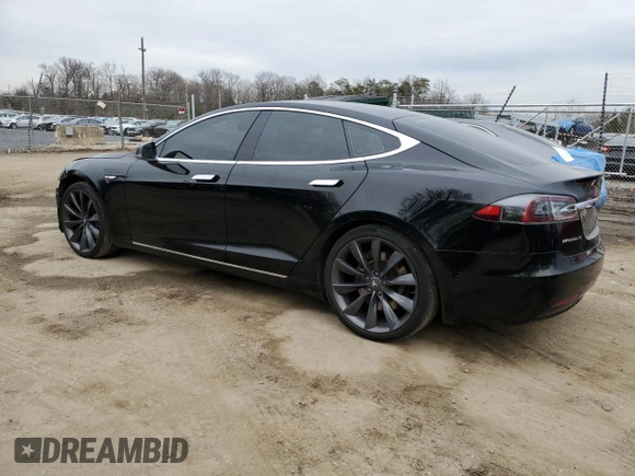 2016 Tesla Model S 70 kWh Battery with VIN 5YJSA1E16GF158450, listed as a Copart auction lot 44171305 with 143,907 mi miles and Salvage Title. Bid and sale history available at carsss.com. Image 2.