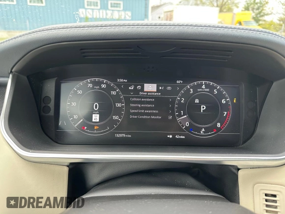 2020 Land Rover Range Rover HSE with VIN SALGS2RUXLA598308, listed as a Copart auction lot 56398735 with 132,979 mi miles and Clean Title. Bid and sale history available at DreamBid. Image 8.