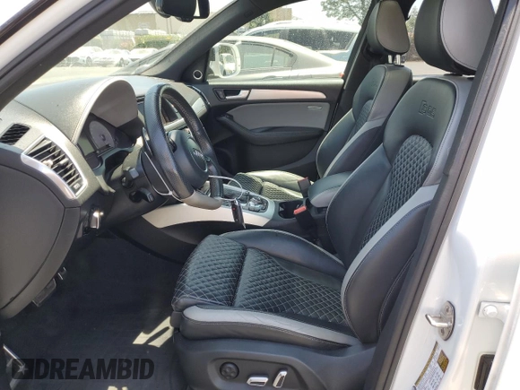 2015 Audi SQ5 Premium Plus with VIN WA1CGAFP2FA090090, listed as a Copart auction lot 62202475 with 148,684 mi miles and Salvage title. Bid and sale history available at DreamBid. Image 7.