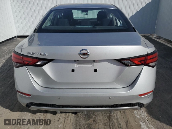 2022 Nissan Sentra S with VIN 3N1AB8BV7NY278030, listed as a Copart auction lot 80971773 with 2,292 mi miles and Clean Title. Bid and sale history available at carsss.com. Image 6.