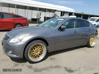 2012 Infiniti G37 Sedan Journey with VIN JN1CV6AP6CM626567, listed as a Copart auction lot 52966975 with 179,595 mi miles and Salvage Title. Bid and sale history available at carsss.com. Image 1.