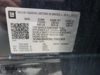 2020 Chevrolet Blazer LT z VIN 3GNKBHRS6LS681503, wystawiony jako Copart lot #42706885 z przebiegiem 86 531 mil mil oraz Nie do naprawy • Non repairable. Historia ofert i sprzedaży dostępna na DreamBid. Obrazek 13.