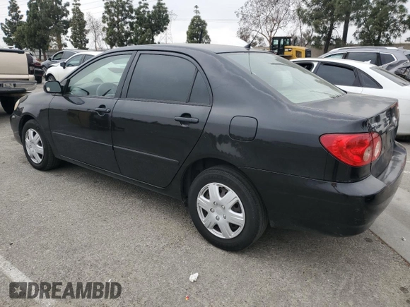 2006 Toyota Corolla CE with VIN JTDBR32E260096828, listed as a Copart auction lot 54001655 with 207,003 mi miles and Salvage Title. Bid and sale history available at DreamBid. Image 2.