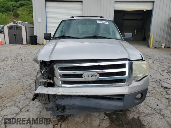 2007 Ford Expedition XLT with VIN 1FMFU16517LA47274, listed as a Copart auction lot 58021145 with 167,971 mi miles and Salvage title. Bid and sale history available at DreamBid. Image 5.