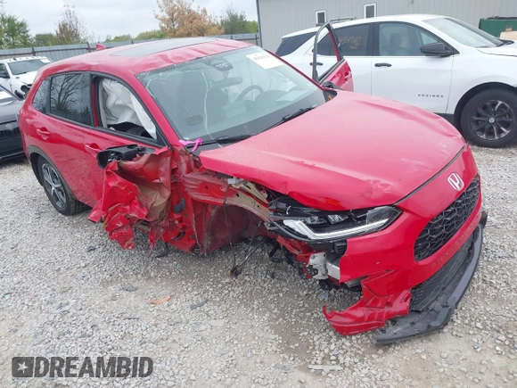 2024 Honda HR-V EX-L with VIN 3CZRZ2H74RM728130, listed as a IAAI auction lot 40420328 with 13,656 mi miles and . Bid and sale history available at DreamBid. Image 6.