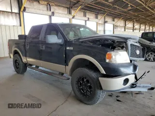 2007 Ford F-150 XLT with VIN 1FTPW14V47FA43613, listed as a Copart auction lot 53312425 with 198,139 mi miles and Salvage Title. Bid and sale history available at DreamBid. Image 4.