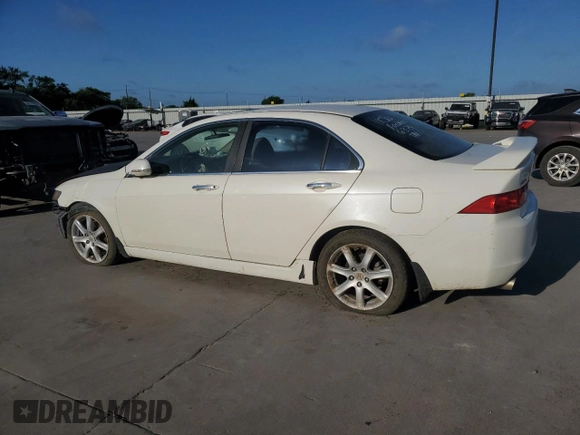 2004 Acura TSX w/Navigation with VIN JH4CL969X4C021469, listed as a Copart auction lot 60602785 with 201,623 mi miles and Salvage title. Bid and sale history available at DreamBid. Image 2.