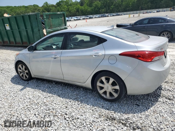 2013 Hyundai Elantra Limited с VIN 5NPDH4AE5DH267834, выставлен на аукционе Copart как лот 54579715 с пробегом 127 745 миль миль и Списание • Salvage title. История ставок и продаж доступна на DreamBid. Изображение 2.