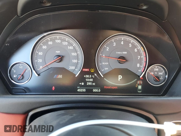 2017 BMW M3 with VIN WBS8M9C32H5G85467, listed as a Copart auction lot 66148333 with 45,255 mi miles. Bid and sale history available at carsss.com. Image 9.
