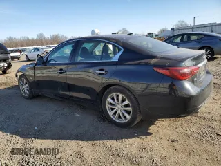 2020 Infiniti Q50 Pure with VIN JN1EV7AR0LM252893, listed as a Copart auction lot 45655065 with 70,771 mi miles and Salvage title. Bid and sale history available at DreamBid. Image 2.