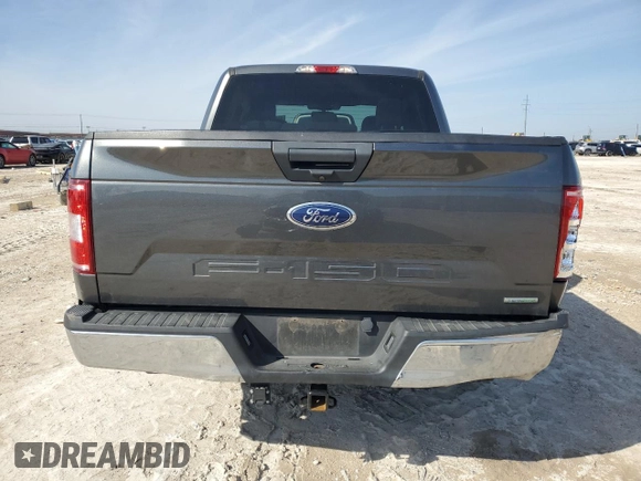 2020 Ford F-150 XL with VIN 1FTEW1C4XLFA23862, listed as a Copart auction lot 45156215 with 104,872 mi miles and Salvage Title. Bid and sale history available at carsss.com. Image 6.