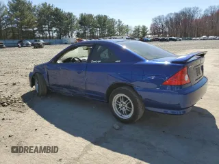 2005 Honda Civic Cpe LX with VIN 1HGEM225X5L044772, listed as a Copart auction lot 50895625 with 135,287 mi miles and Salvage Title. Bid and sale history available at carsss.com. Image 2.