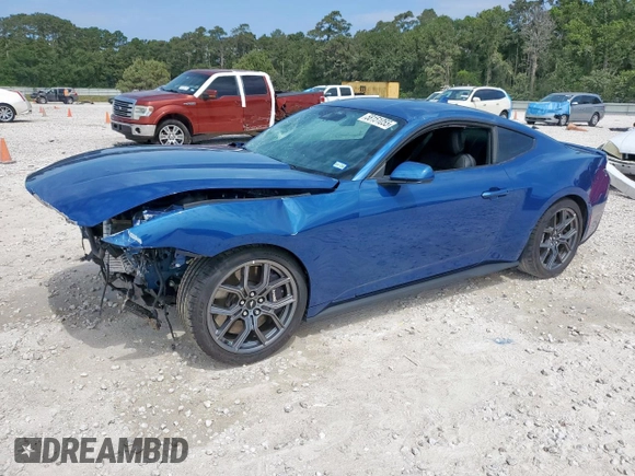 2024 Ford Mustang EcoBoost with VIN 1FA6P8TH7R5112306, listed as a Copart auction lot 58151055 with 4,467 mi miles and Salvage title. Bid and sale history available at DreamBid. Image 1.