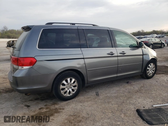 2009 Honda Odyssey EX-L with VIN 5FNRL387X9B029215, listed as a Copart auction lot 51149365 with 217,280 mi miles and Salvage Title. Bid and sale history available at carsss.com. Image 3.