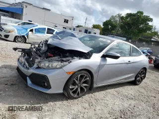 2017 Honda Civic Si with VIN 2HGFC3A57HH753983, listed as a Copart auction lot 51331985 with 93,221 mi miles and Salvage Title. Bid and sale history available at DreamBid. Image 1.