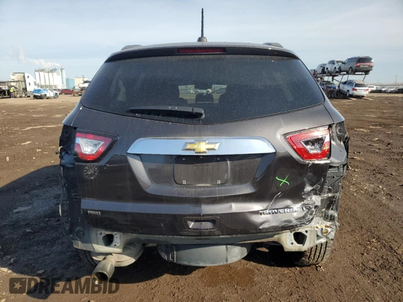 2016 Chevrolet Traverse LTZ with VIN 1GNKVJKD7GJ113276, listed as a Copart auction lot 47644235 with 104,626 mi miles and Salvage Title. Bid and sale history available at DreamBid. Image 6.