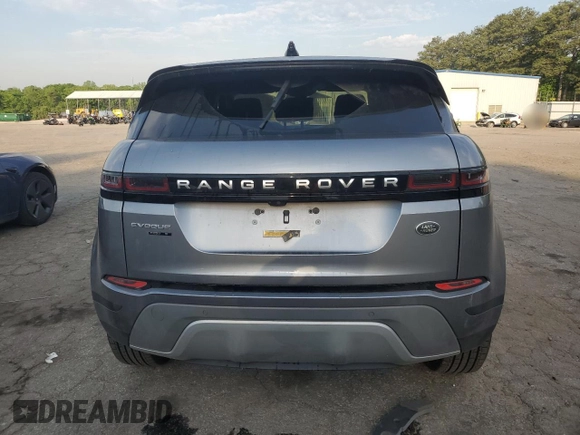 2020 Land Rover Range Rover Evoque S with VIN SALZJ2FX7LH039218, listed as a Copart auction lot 51685475 with 37,684 mi miles and Salvage Title. Bid and sale history available at carsss.com. Image 6.