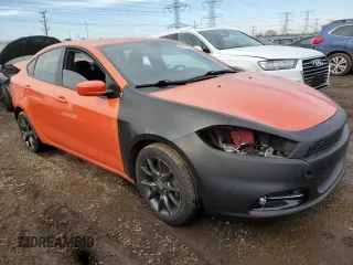 2015 Dodge Dart SXT with VIN 1C3CDFBB9FD362482, listed as a Copart auction lot 42814185 with 80,863 mi miles and Salvage Title. Bid and sale history available at DreamBid. Image 4.