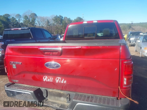 2015 Ford F-150 XL with VIN 1FTEW1CG9FKF11626, listed as a IAAI auction lot 41202217 with 125,677 mi miles. Bid and sale history available at carsss.com. Image 16.
