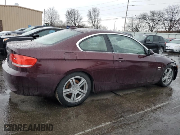 2009 BMW 3 Series 328i xDrive with VIN WBAWV53589P080858, listed as a Copart auction lot 43810235 with 153,425 mi miles and Salvage Title. Bid and sale history available at carsss.com. Image 3.